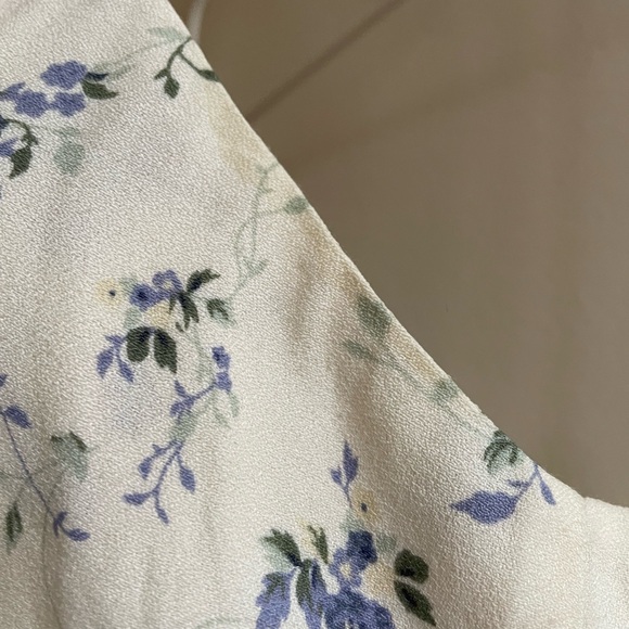 Reformation Atticus Madeline Floral Print Cream Camisole Top - Picture 7 of 7